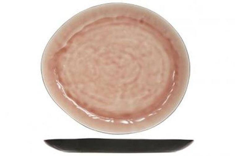 LAGUNA ROSE OVAL PLATE 285x325 mm