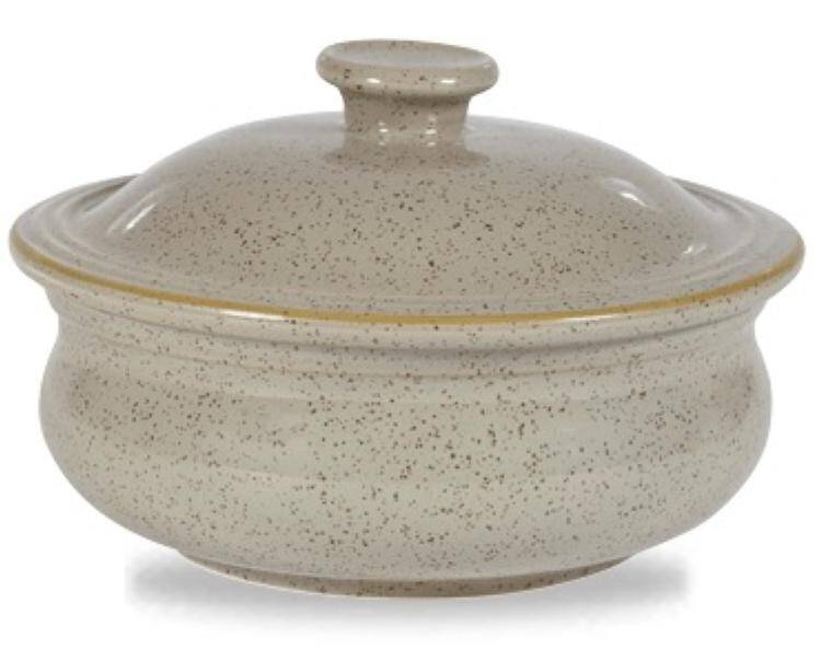 STONECAST GREY Lidded Stew Pot cap. 430 ml