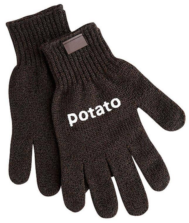 FOOD CLEANING GLOVES BROWN