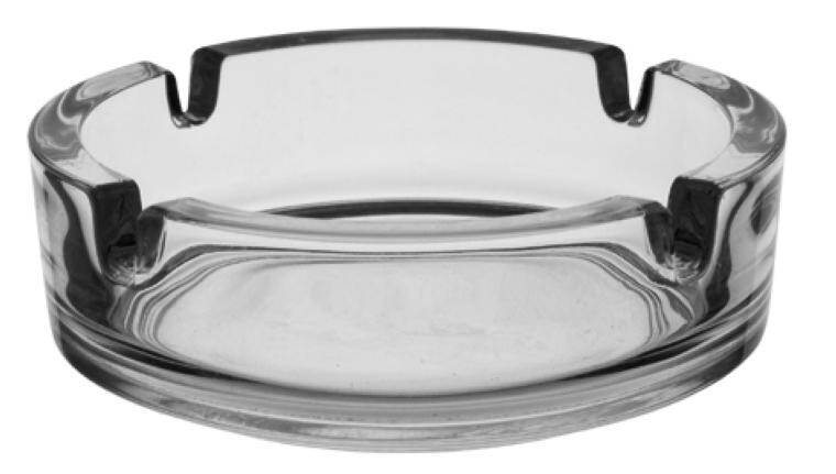 CEND EMP TRANSP UNI TRANSPARENT ASHTRAY