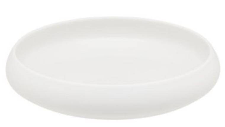 GOURMET WHITE MAT LARGE CASSEROLE PLATE cap. 1 l