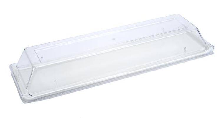 PLASTIC Rectangular Tray Cover 153x560 mm