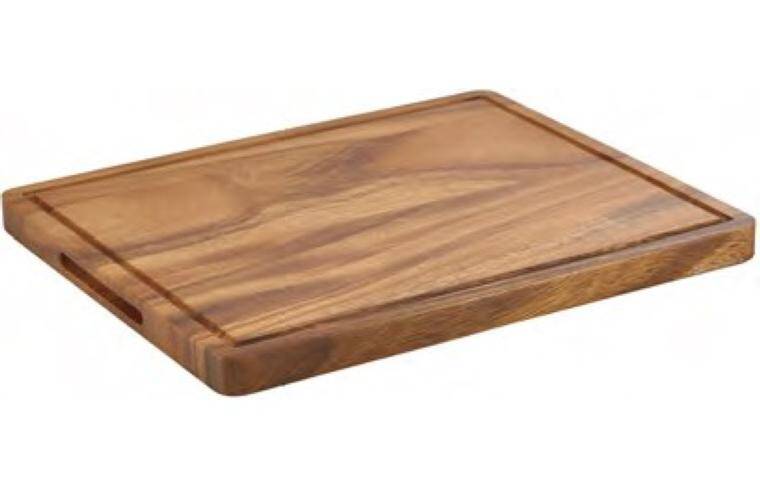 Table Pres Acacia Wood Serving Board 40 x 30 x 2.5cm 300x400 mm