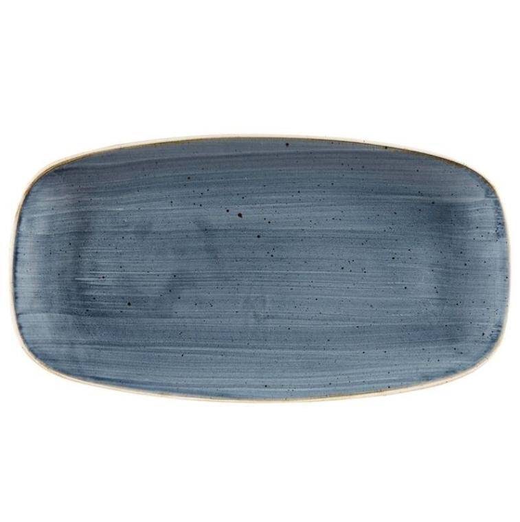 STONECAST BLUEBERRY CHEF'S OBLONG PLATTER 189x355 mm