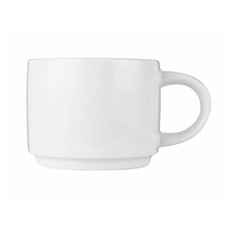 WHITE Stacking Cup cap. 284 ml