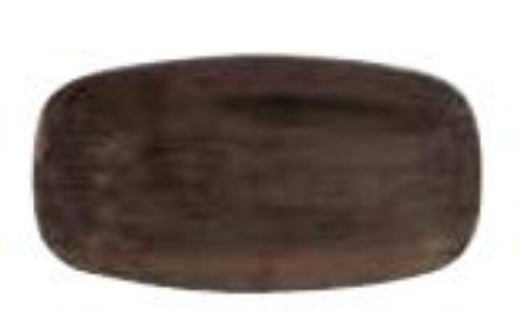 STONECAST PATINA IRON BLACK CHEF'S OBLONG PLATTER 153x298 mm