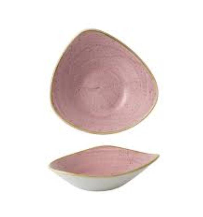 STONECAST PETAL PINK Triangle Bowl cap. 600 ml