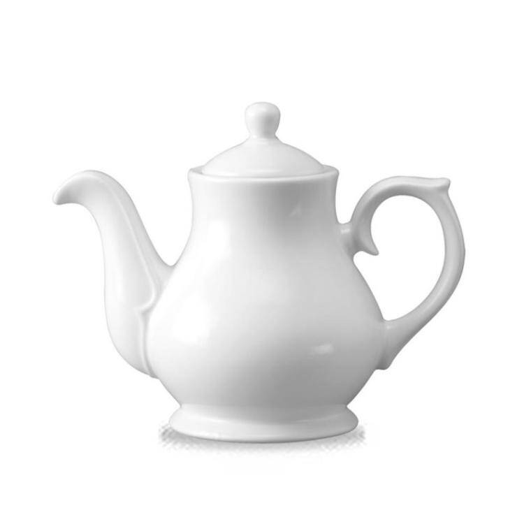 WHITE Sandringham Tea/Coffee Pot cap. 852 ml