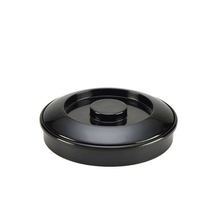 Table Pres Black Melamine Tortilla Server 18.5cm diam. 185 mm