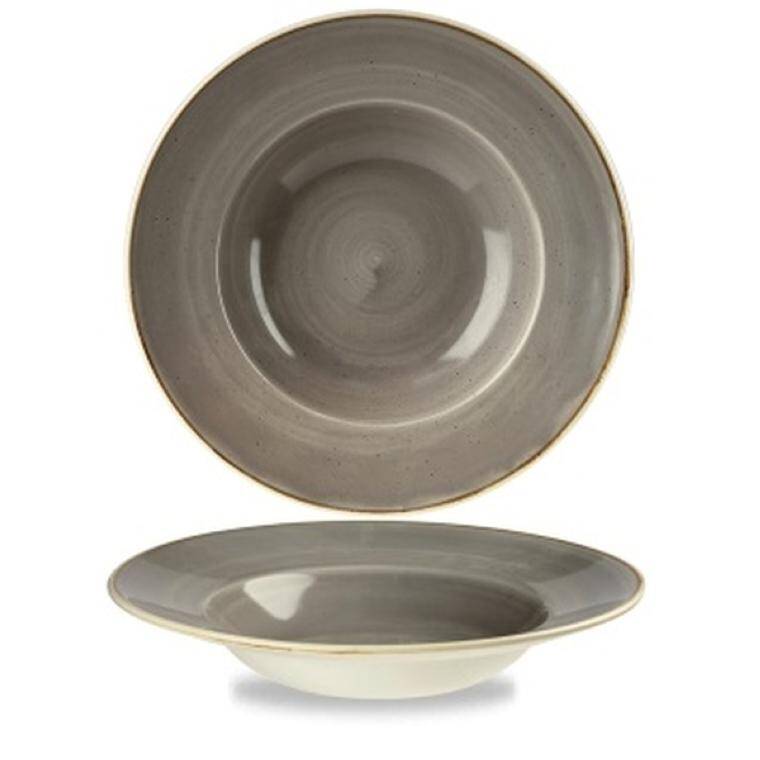 STONECAST GREY MISKA SZEROKI RANT poj. 468 ml; śr 280 mm; wys. 37 mm; szer. 280 mm; CH-SPGSVWBL