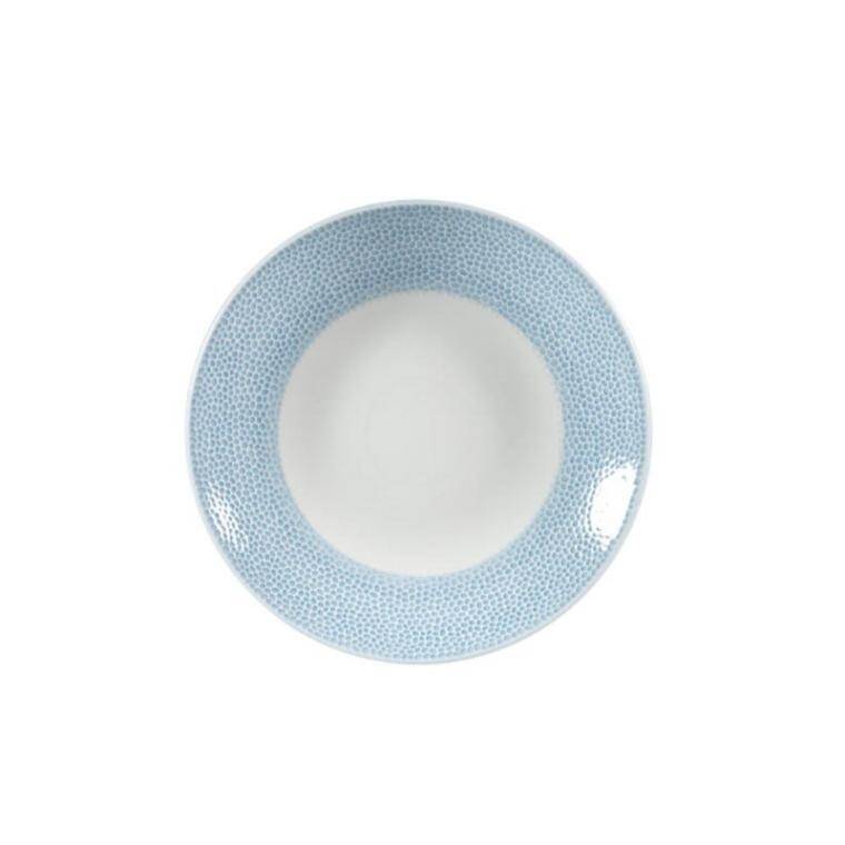 ISLA SPINWASH OCEAN BLUE Deep Coupe Plate diam. 255 mm