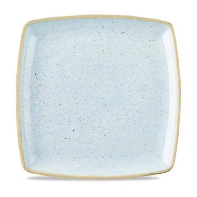 STONECAST DUCK EGG Deep Square Plate 268x268 mm