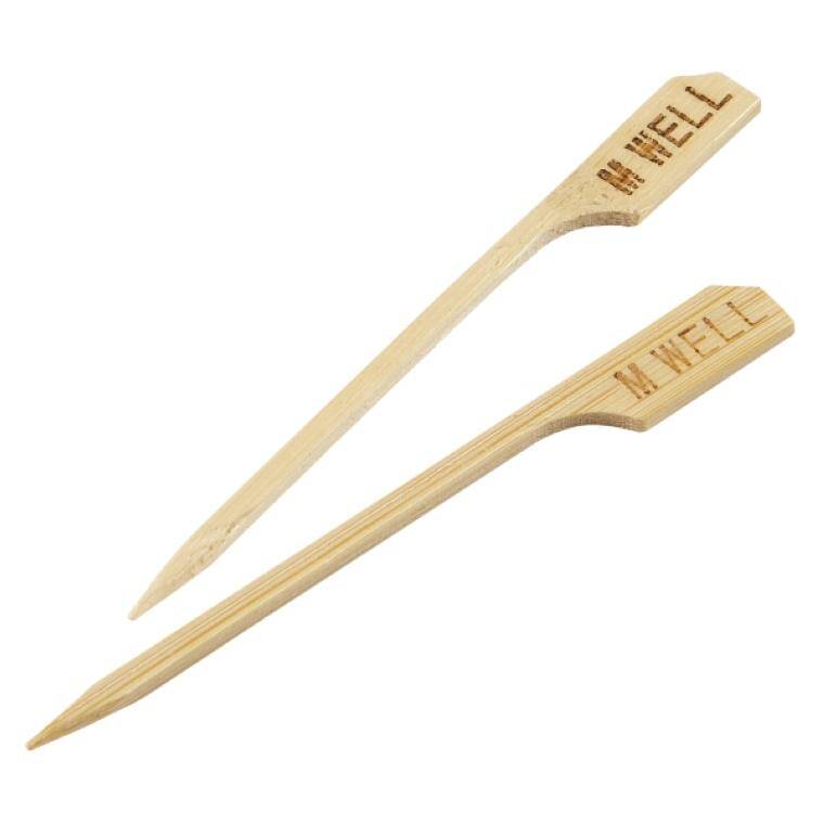 Table Pres Bamboo Steak Markers 9cm/3.5