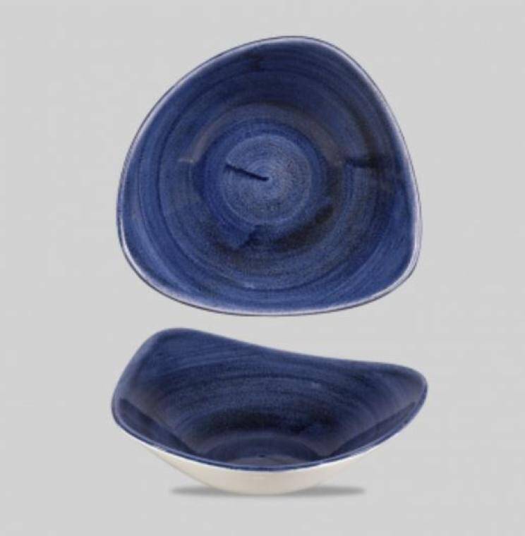 STONECAST PATINA COBALT BLUE Triangle Bowl cap. 600 ml