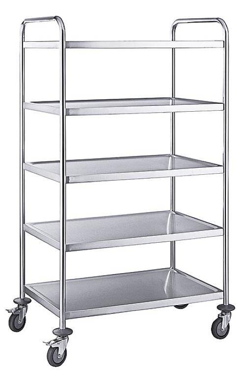 SERVICE TROLLEY WITH 5 SHELVES 154 CM 830x mm