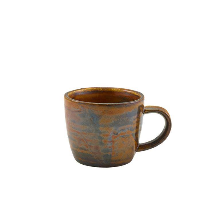 Terra Tableware Terra Porcelain Rustic Copper Espresso Cup 9cl/3oz cap. 90 ml