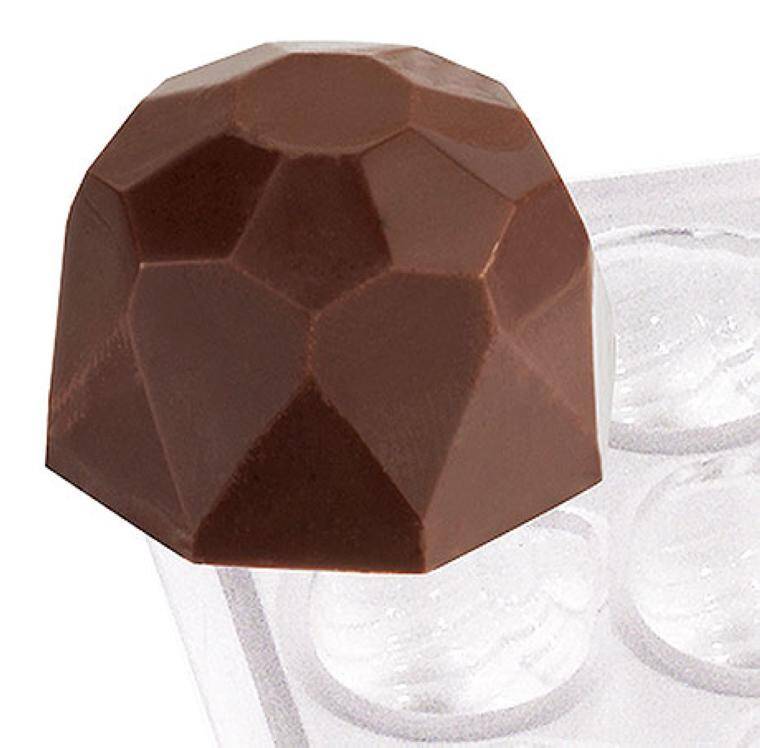 CHOCOLATE MOULDS DIAMOND 21 diam. 25 mm