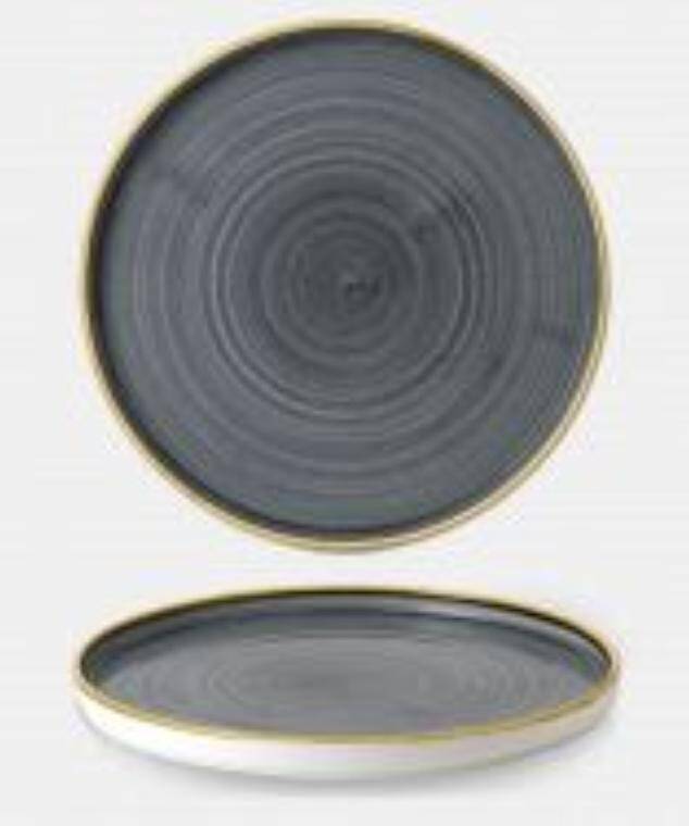 STONECAST BLUEBERRY Chefs' Walled Plate diam. 260 mm