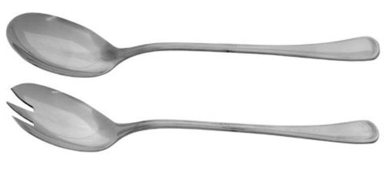 LONDON SALAD SET (SPOON AND FORK) 238 mm  CENA DO WYPRZEDANIA STOKU