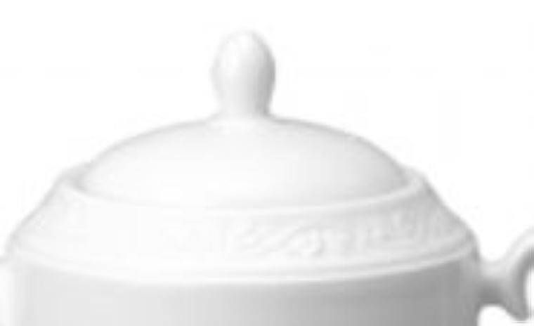 CHATEAU WHITE TEAPOT LID cap. 800 ml  Discontinued - Endeavour to supply until Dec 2024