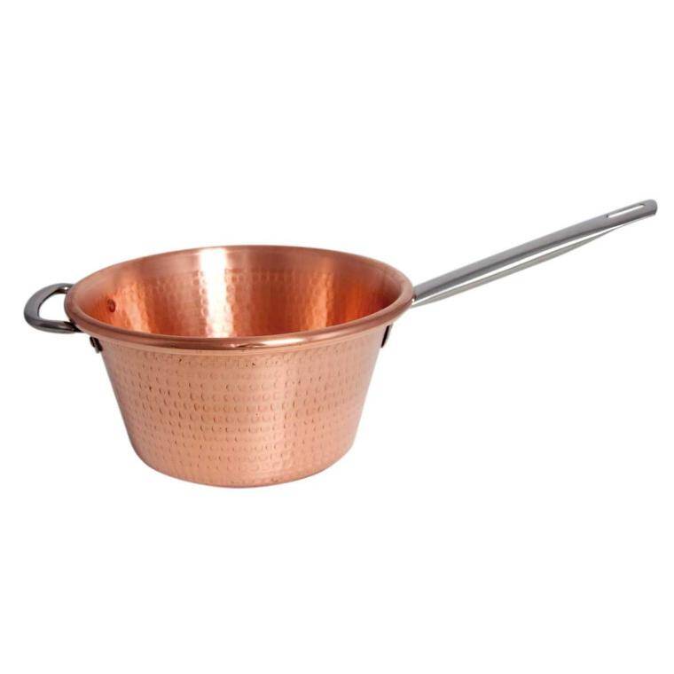 COPPER CAULDRON W/SS HANDLE diam. 260 mm  WYCOFANE Z OFERTY KATALOGWEJ