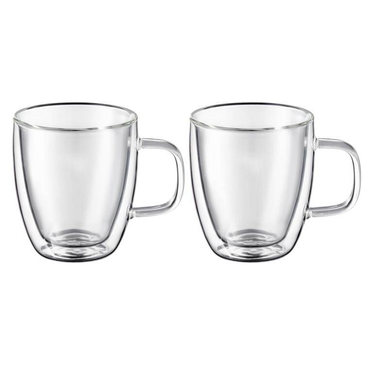 AM-MIA THERMAL GLASS WITH HANDLE SET 2 PCS cap. 250 ml  CENA DO WYPRZEDANIA STOKU