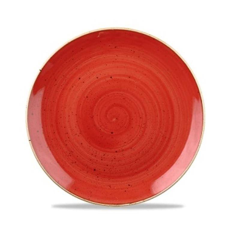 STONECAST BERRY RED MISKA COUPE poj. 1,136 l; śr 248 mm; wys. 36 mm; szer. 248 mm; CH-SBRSEVB9