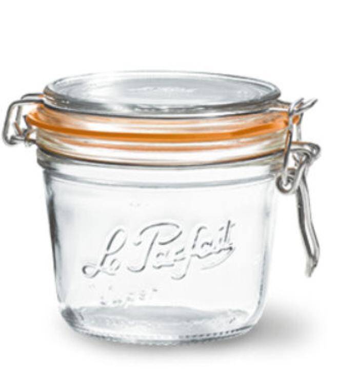 FINE DINING GLASS JAR SET OF 6 cap. 500 ml