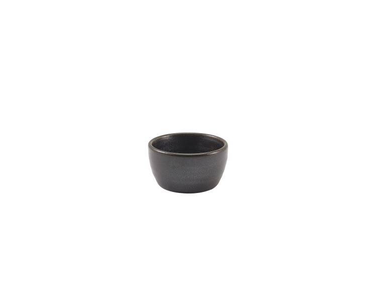 TERRA BLACK RAMEKIN poj. 70 ml; śr 67 mm; wys. 38 mm; szer. 68 mm; dł. 68 mm; XX-NEV-RAM-PBK2