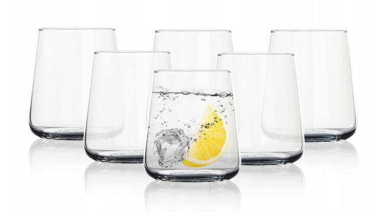 KR - AVANT-GARDE SET OF 6PCS DRINK GLASSES 380ML - 