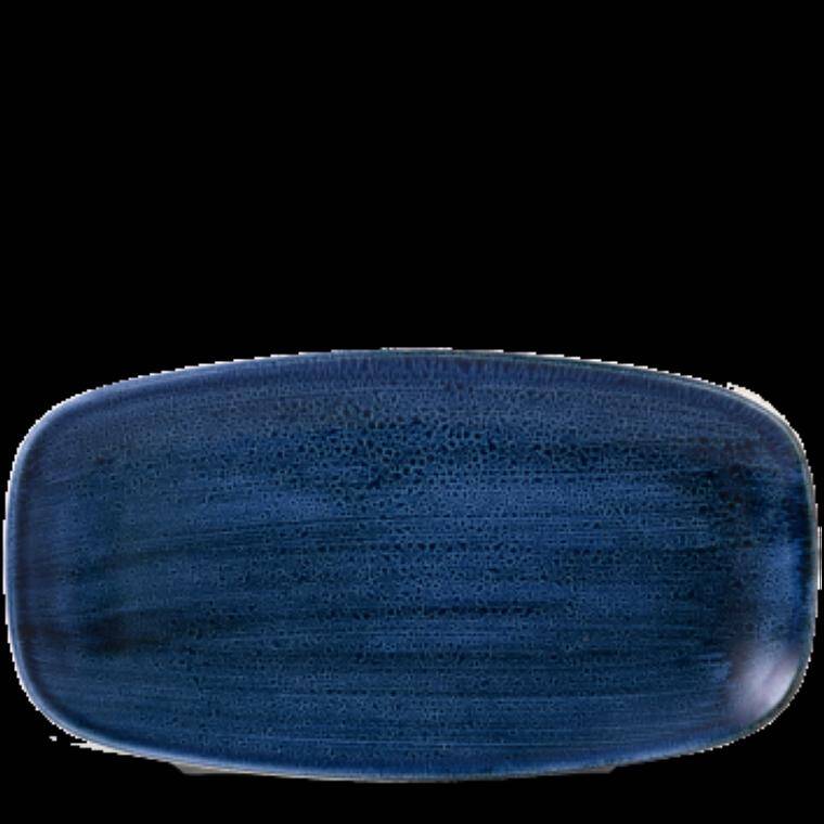 STONECAST PLUME ULTRAMARINE CHEF'S OBLONG PLATTER 189x355 mm