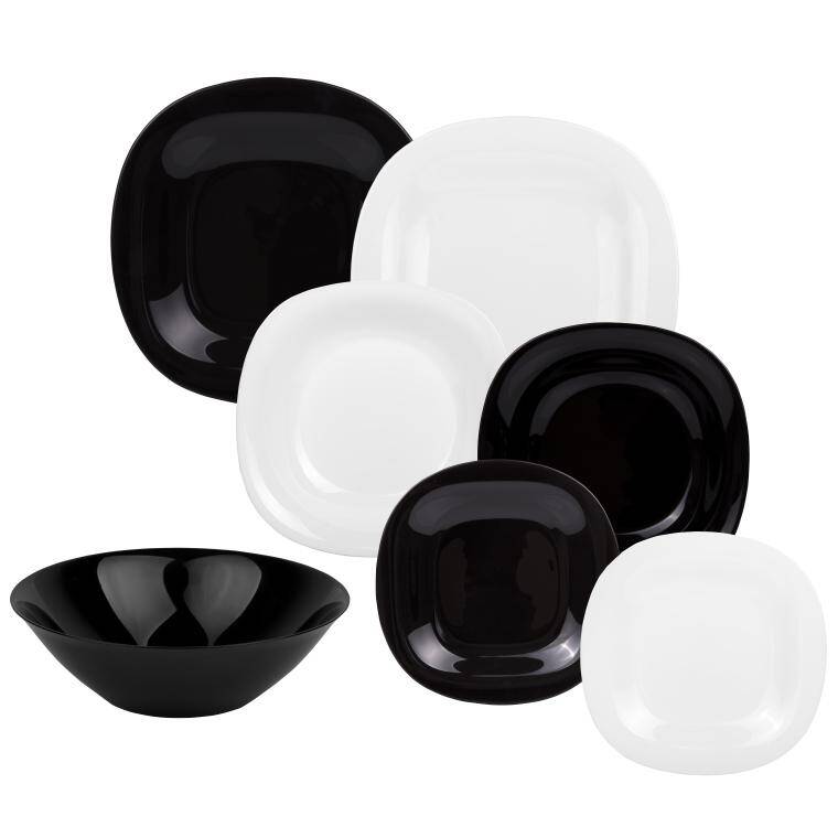 NEO CARINE BL/N NEO CARINE BLACK AND WHITE LUNCH SERVICE - 19 PCS  DO WYCZERPANIA ZAPASÓW