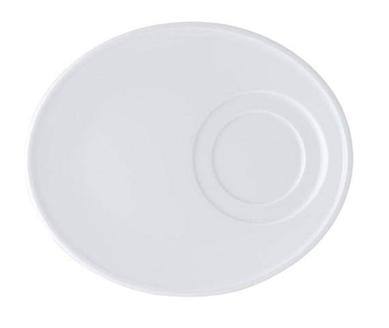 BRASSERIE OVAL SAUCER WITH CAKE SPACE  CENA DO WYPRZEDANIA STOKU