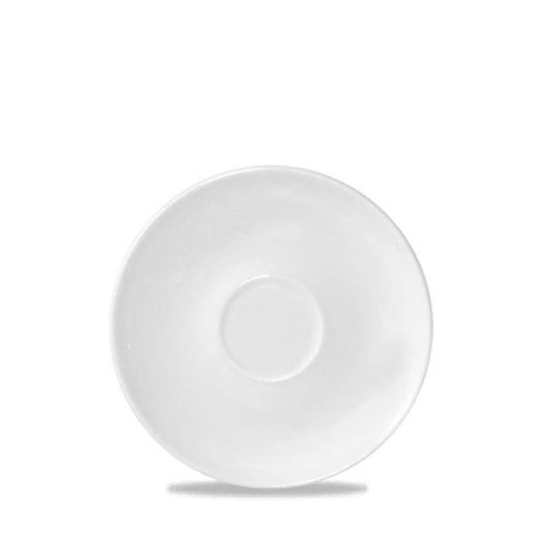 WHITE Large Coupe Saucer diam. 160 mm