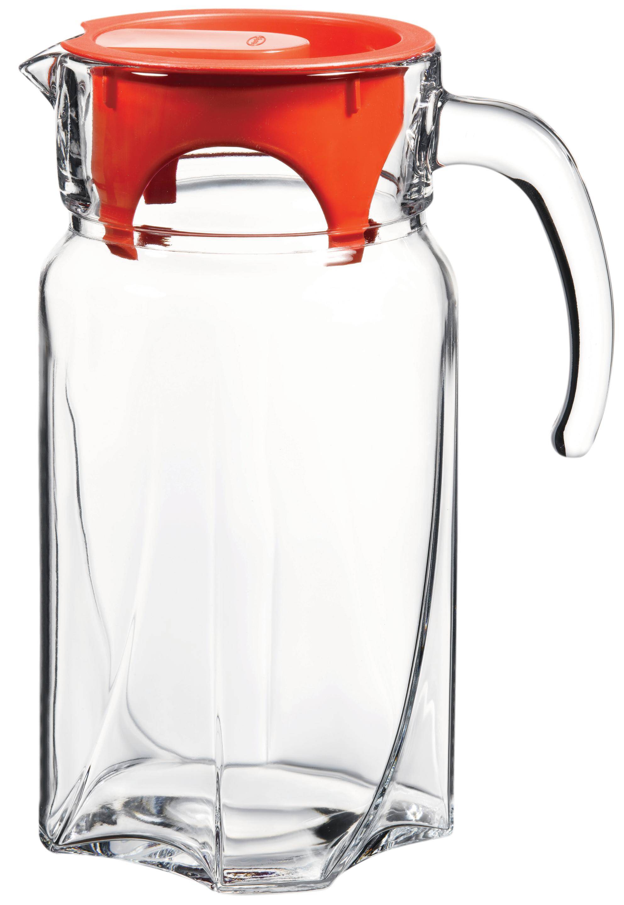 LUNA pitcher 1,7 l z czerwoną pokrywką LUNA (74909, 74929, 74950, 74951)  CENA DO WYPRZEDANIA STOKU