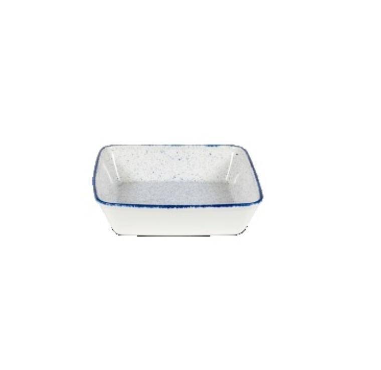 STONECAST HINTS INDIGO Square Baking Dish cap. 2 l