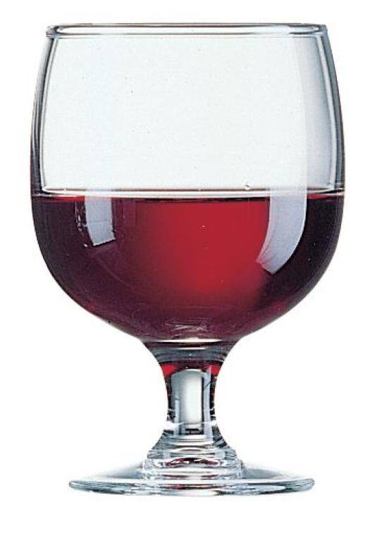 AMELIA TRANSP UNI RED WINE GLASS 250 ML