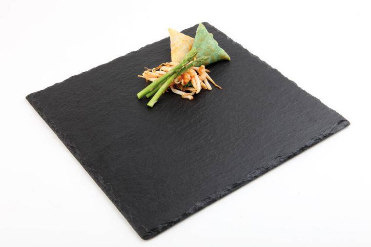 NATURAL SLATE TRAY QUADRATE 250x250 mm