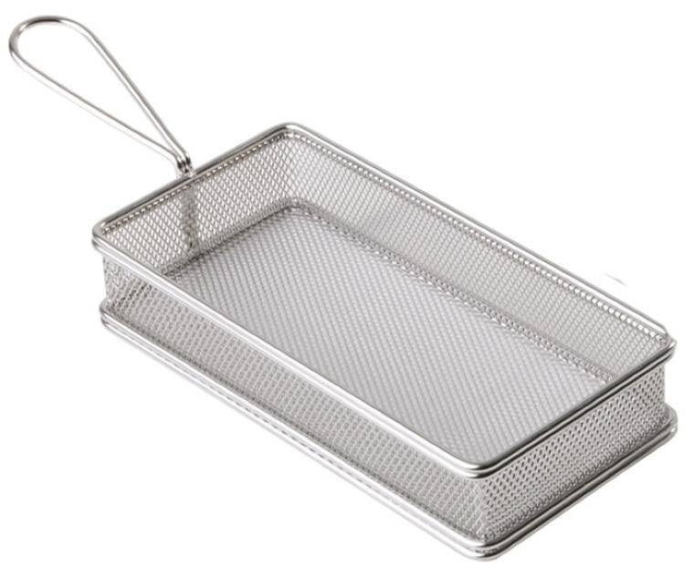 STAINLESS STEEL FRY BASKETS 260x130 mm