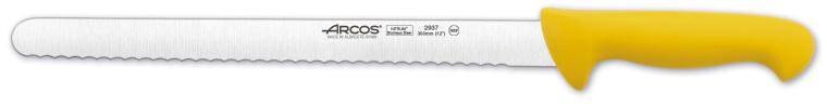 2900 PASTRY KNIFE YELLOW (SERRATED-FLEXIBLE) 300 mm