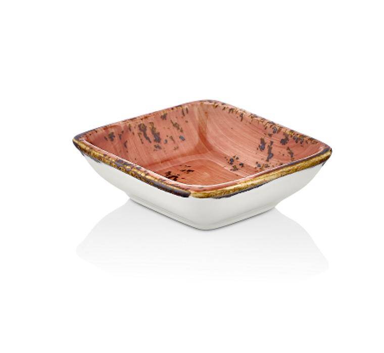 LATERITE SQUARE BOWL 100x100 mm  CENA DO WYPRZEDANIA STOKU