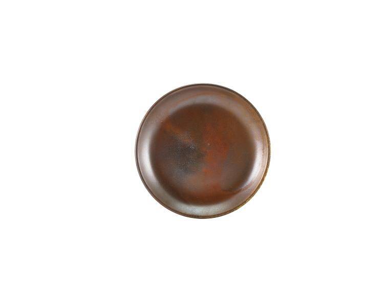 TERRA RUSTIC COPPER TERRA PORCELAIN RUSTIC COPPER COUPE PLATE diam. 190 mm