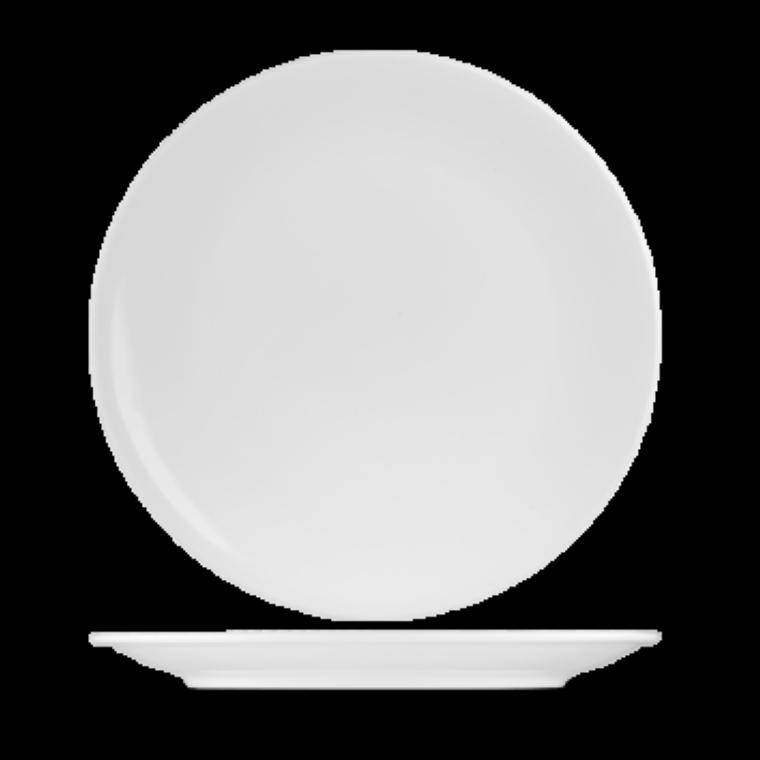 MENU PORCELAIN Coupe Plate 270x mm