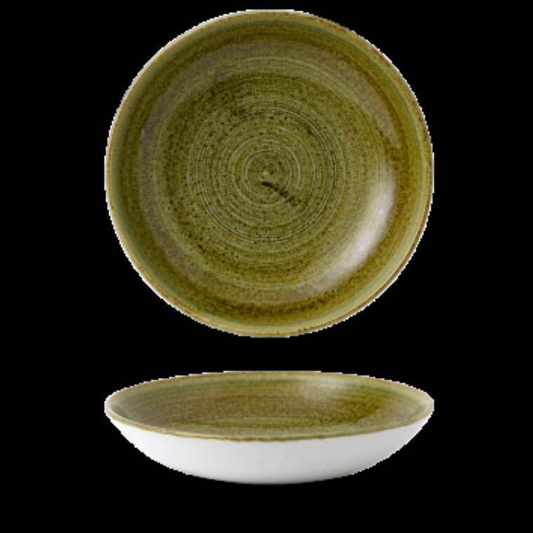 STONECAST PLUME OLIVE Coupe Bowl cap. 1,136 l