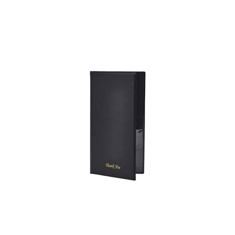 Menu Bill Presenter 23 x 13cm Black 130x230 mm  MAGAZYN UK