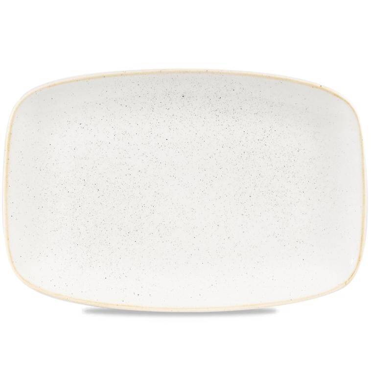 STONECAST BARLEY WHITE CHEF'S OBLONG PLATTER 234x344 mm