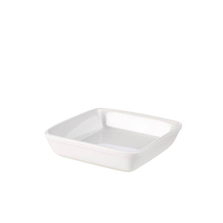 Cook & Serve Royal Genware Square Roaster 23cm White cap. 1,5 l  MAGAZYN UK