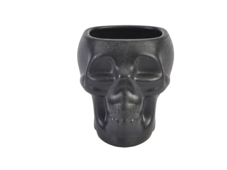 BARWARE CAST IRON EFFECT TIKI SKULL MUG cap. 800 ml