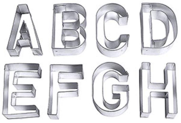 ALPHABET CUTTERS 40x mm