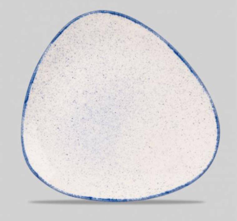 STONECAST HINTS INDIGO Triangle Plate diam. 265 mm